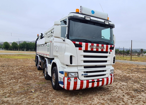 Imagen 8 de 9 de Scania R420 8x2 Limpia Fosas-hidrojet 15m3