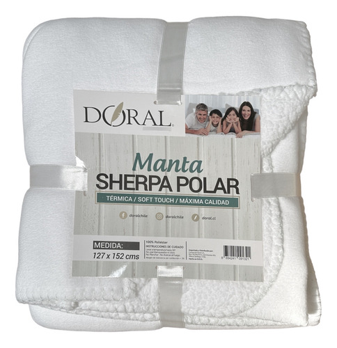 Manta Sherpa Polar 127 X 152 Cm Doral