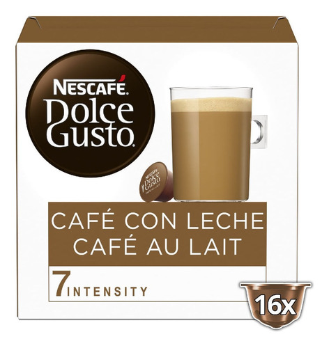 Cápsulas Nescafé Dolce Gusto Au Lait 16 Un De 10 G