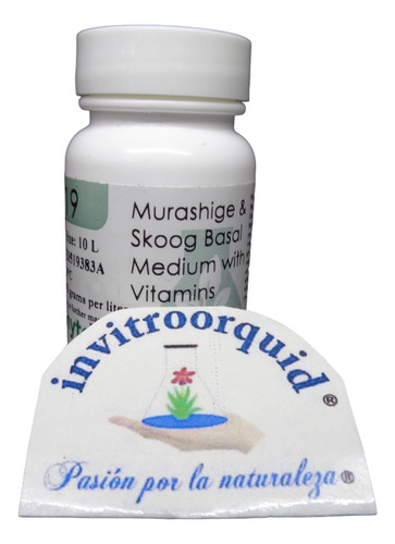 10 Litros Medio Mscon Vitaminas Phytotech- Invitroorquid.