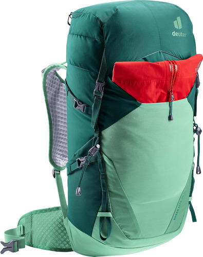 Deuter Speed ??lite 28 Sl Para Mujer, Verde Mar-menta, 28l