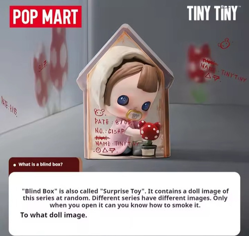 Figura Tiny Tiny The Prologue Pop Mart Col.sorpresa Premium