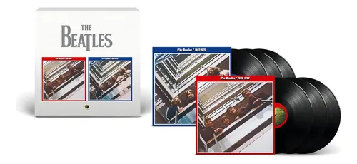 beatles 1962-1970 now and then (RAREセット) The Beatles 1962-1966 / 1967-1970 - Box 6 Lps - Lacrado Boxset