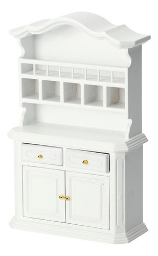 Práctico Mini Simulador De Gabinete De Madera En Miniatura D