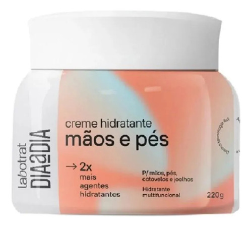  Creme Hidratante Mãos E Pés 2x Mais Hidratante Labotrat