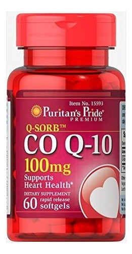 Coenzima Q10 Ultra Pura 100mg X60caps Salud Cardio-antiox