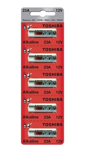 Pila Batería Toshiba Pack X 5 Und 23a 12v Alcalina 
