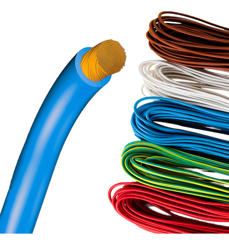 Cable Unipolar Argenplas 2,5mm Celeste Rollo X 50 Metros