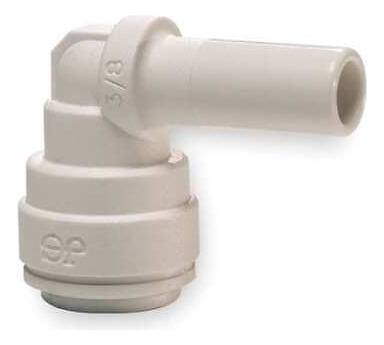 John Guest Pp221208w-pk10 Polypropylene Plug-in Elbow, 9 Aad