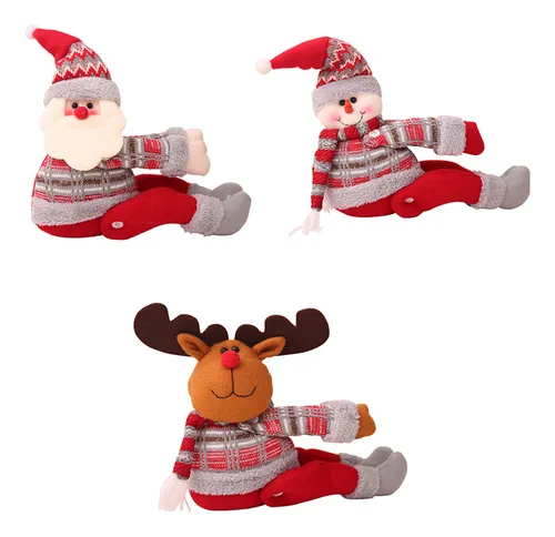 / Hebilla De Cortina De Navidad, Dibujos Animados, 2 Piezas