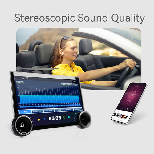 Para Coche Estéreo Radio Android Carplay Gps Pantalla