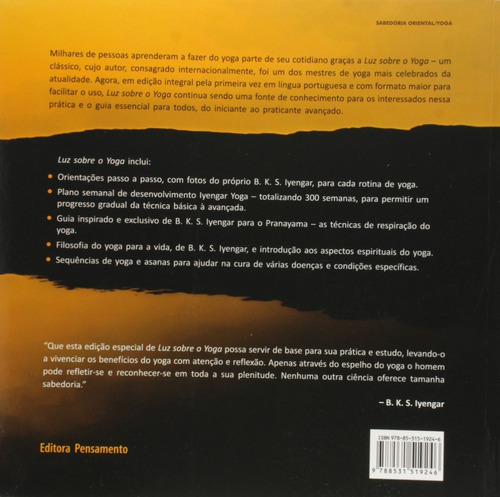 Luz Sobre O Yoga - Yoga Dipika B. K. S. Iyengar