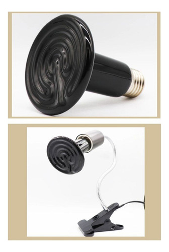 Y 2 Lámpara Calefactora Cerámica 110v 100w Reptiles Y Aves