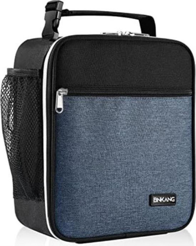 Bolso Lanchera Bnkang Negro Con Azul 