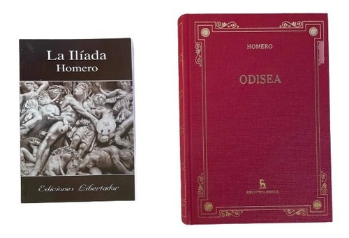 Pack Oferta La Iliada Y La Odisea Homero Gredos Biblioteca 