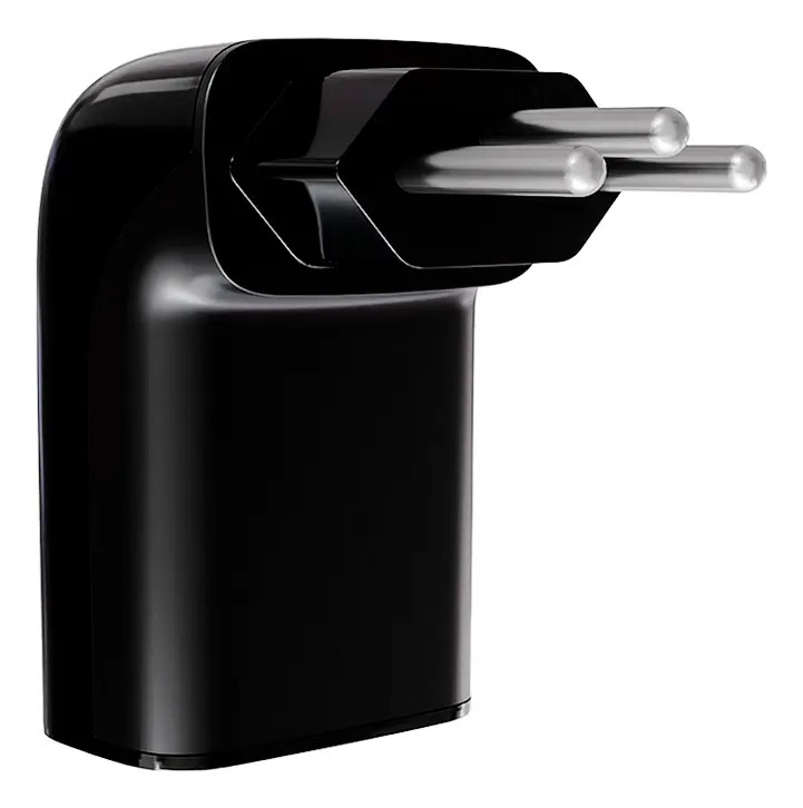 iCLAMPER Pocket Fit LCF 3 pinos 20 amperes Preto Protetor Elétrico DPS Bivolt