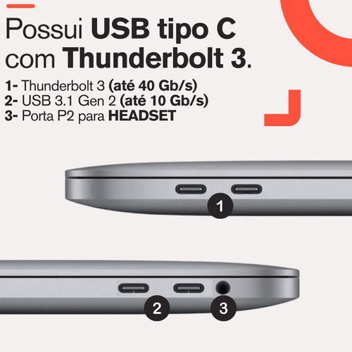 Macbook Pro A2251 2020 Core I5 Ssd 500gb Mem 16gb Ddr4 #185 (Recondicionado)