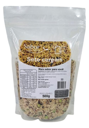 Kit 3x: Arroz 7 Cereais Sabor Da Terra 500g