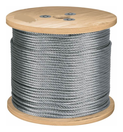Linga Cable De Acero Galv. 1/8-3.1mm 7×7 300mt Ferreplus