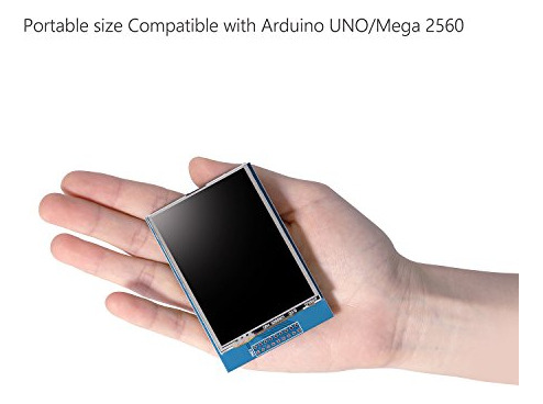 Pantalla Táctil Tft Elegoo Uno R3 De 2,8 Pulgadas Con Conect