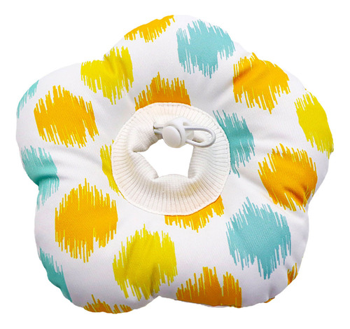 Almohada De Cuello Isabelino Con Bonito Diseño Floral