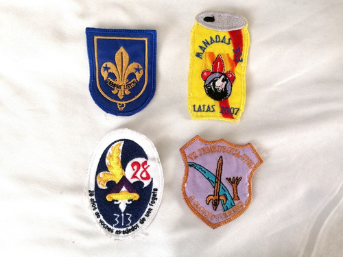 4 Parches De Scouts Pack 3