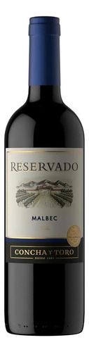 Vinho Chileno Tinto Concha Y Toro Reservado Malbec 750ml