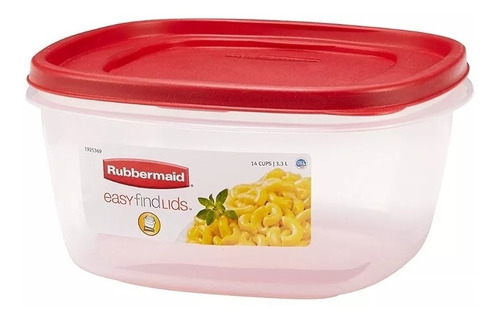 Contenedor Rubbermaid Easy Find Lids 3,3 Lts Original Usa