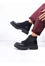 Comprar Botas Mujer Zapatos Borcegos Botitas Botinetas Alpino Negro