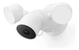 Google Nest Cam Con Cámara De Vigilancia De Reflector (nieve