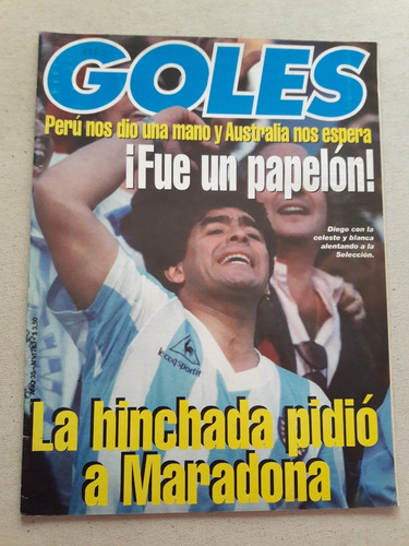 Revista Goles Nº 1783 Septiembre 1993 Con Varios Posters