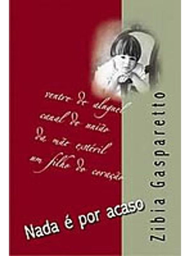 Livro Nada É Por Acaso - Zibia Gasparetto [2010]