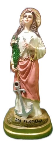 Santa Filomena, Figura De Resina, 26cm X 10cm X 8cm