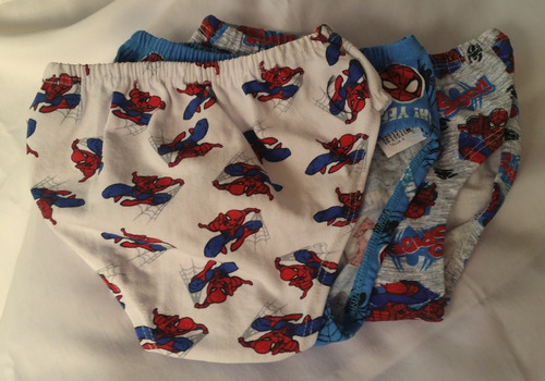 Interiores Para Niños Spider-man Talla 6 Set De 3 Originales