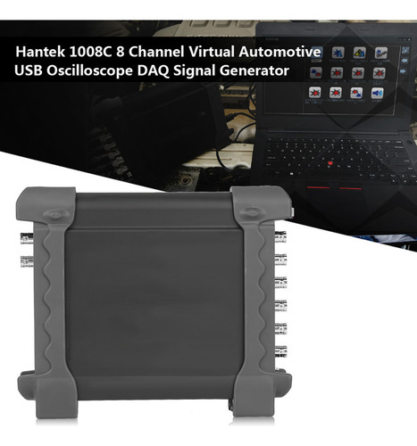 Osciloscopio Usb Automotriz Virtual 1008c De 8 Canales Daq