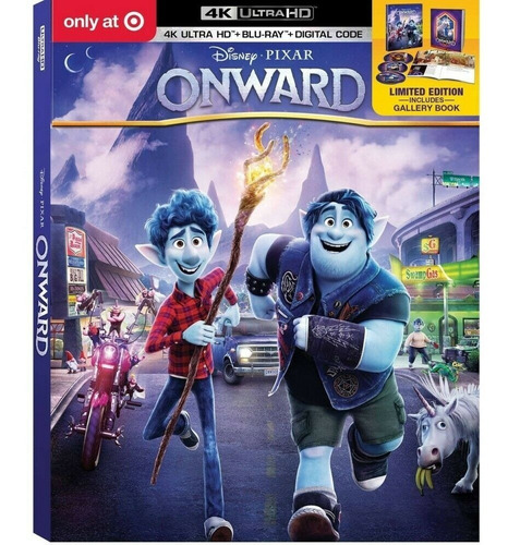 Blu Ray Onward 4k Ultra Hd Disney Digibook Target