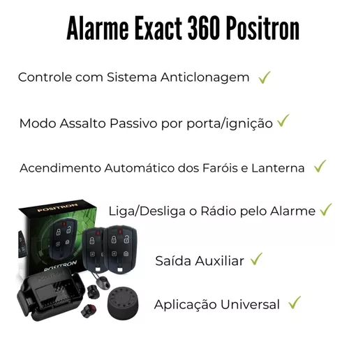 Alarme Positron Cyber Exact Ex 360 Universal