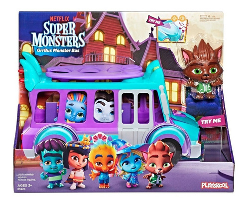 Hasbro Muñecos Super Monsters Grrbus Monster Bus