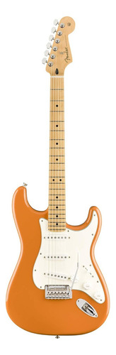 Guitarra eléctrica Fender Player Stratocaster de aliso 2010 capri orange brillante con diapasón de arce