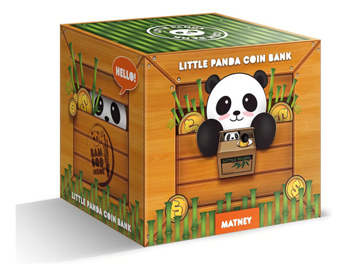 ID de design do Marney Panda Coin Thief Piggy