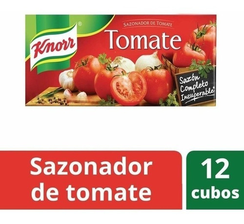 Sazonador Knorr Tomate 12 Cubos E-full