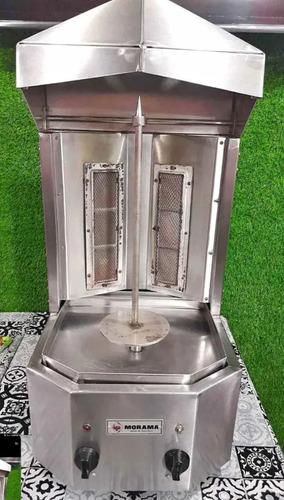 Máquina De Shawarma A Gas Con Sistema Giratorio Eléctrico.