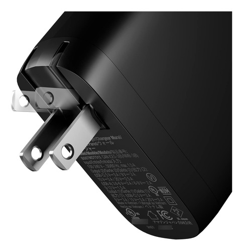 Cargador De Pared Gan 68w Amazon Basics Usb-c Y Usb-a