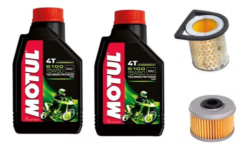 Kit Service Honda Twister 250 Motul 5100 + Filtros M Coyote