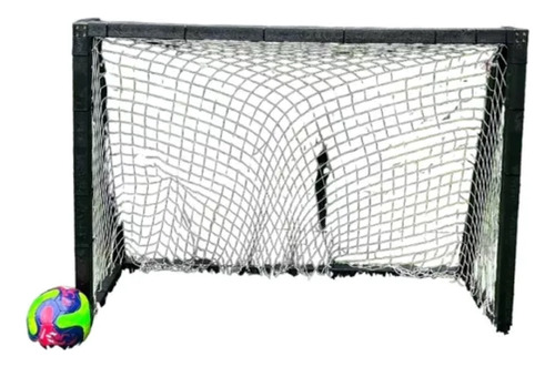 Arco De Futbol Infantil Madera Plastica 1m X 1,2m Con Red