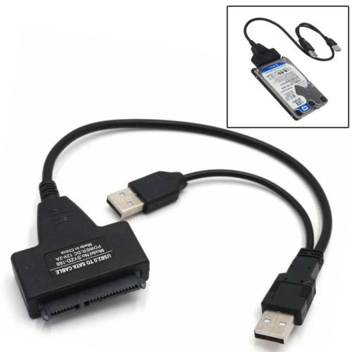 Nuevo 2.5'' Sata A Usb 2.0 Cable Serial Ata Adaptador Para H