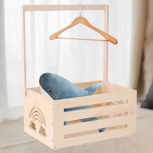 Cesta De Madera Para Bebé, Armario Con Cajón Para Baby