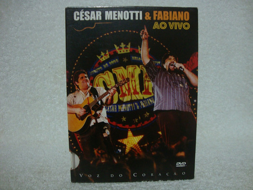 Dvd César Menotti & Fabiano- Ao Vivo- Voz Do Coração