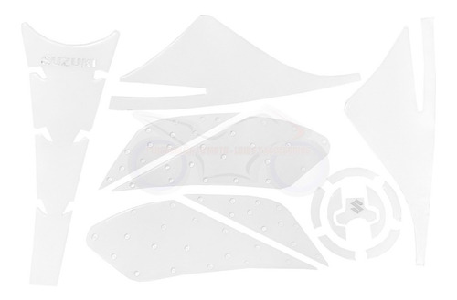 Kit Protector Tanque Con Stop Grip Suzuki Gixxer 250 Naked