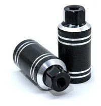 Comprar Pedalines Pegs Redondos De Aluminio Para Eje A Rosca De 14mm